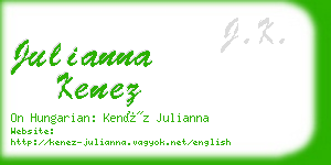 julianna kenez business card